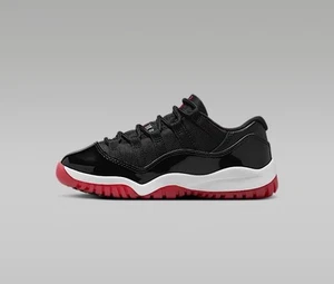 Nike Air Jordan 11 Low Retro “Bred” 2025 FV5116-006 Preschool Size 11-3Y - Picture 1 of 6