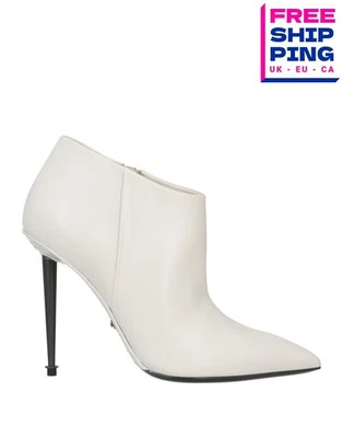 RRP €1290 TOM FORD Leather Ankle Boots US6.5 UK3.5 EU36.5 Heel Made in Italy - Image 1 of 4