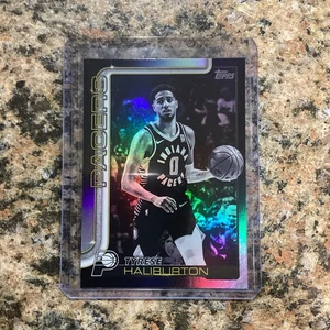 2025-26 Topps Basketball Tyrese Haliburton Blackout RARE Target SP Black Friday - Picture 1 of 2