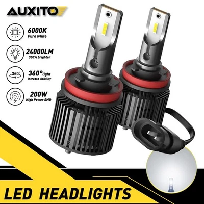 Kit de bombillas de faros LED H11 24000LM para Honda CR-V CRV 2015-2021 haz bajo 6000K Foto 1 de 4