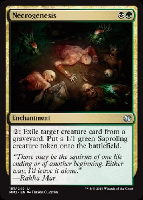 Necrogenesis - Medium Play MTG Modern Masters 2015 - Image 1 of 1