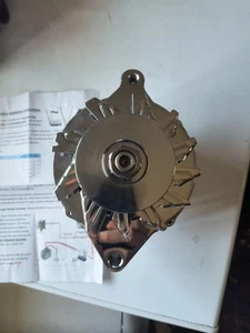 Cvf 140amp Ford 289/302/351 Chrome Alternator - Picture 1 of 5