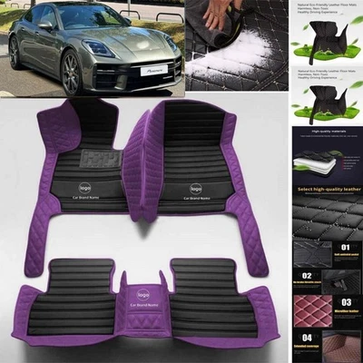 Alfombrillas de coche personalizadas para Porsche Panamera revestimientos de carga alfombrillas para todo tipo de clima Foto 1 de 4
