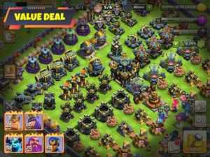 TH17 FULLY MAXED HEROES 100-100-90-75-50 🔥 Most Maxed Defense, Free Rename - Picture 1 of 16