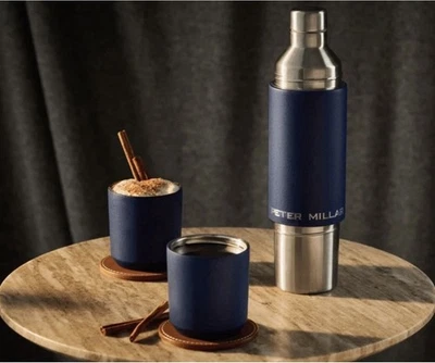 Caneca Peter Millar isolada de aço inoxidável acabamento esmaltado NOVO - Imagem 1 de 4