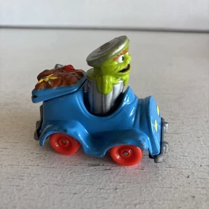 Oscar The Grouch Sesame Street 1987 Playskool DIE-CAST Blue Muppets Car - Picture 1 of 6