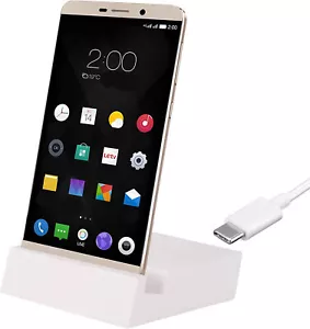 USB 3.1 Tipo C Cargador Estación de Carga Móvil Soporte Docking Station Blanco - Imagen 1 de 5