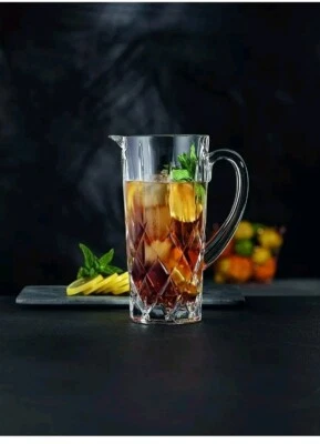 Jarro de cristal fino Nachtmann Noblesse bávaro, 42 onças - Transparente - Nova caixa aberta - Imagem 1 de 4