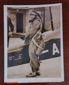 1930 ORIGINAL PHOTO TYPE 1, AMY JOHNSON, ENGLAND TO AUSTRALIA "GIRL LINDBERGH" - Picture 1 of 2