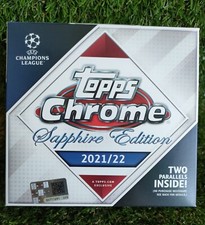 Topps Chrome Sapphire UCL 21/22 Cards (No Parallels) : Complete Your Collection!