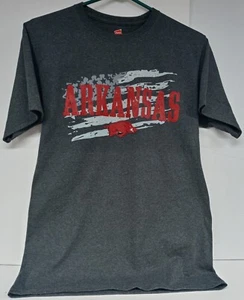 Arkansas Razorbacks Tagless T-Shirt Hanes Size S/P/CH - Picture 1 of 1