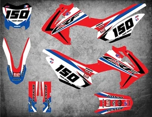 Custom graphics, full kit to fit Honda CRF 125 2013 - 2018 SLEEK STYLE - Picture 1 of 3