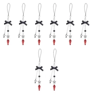 4 Pieces Pentagramm-Handykette Dekoration Für Telefon Telefoncharkkabel - Zdjęcie 1 z 12