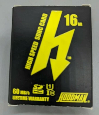Hoodman 16GB Class 10 H Line SDHC UHS-1 Memory Card, 60MB/s Read & 30MB/s - Image 1 of 4