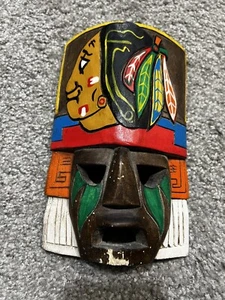 wooden mask collectible - Picture 1 of 5