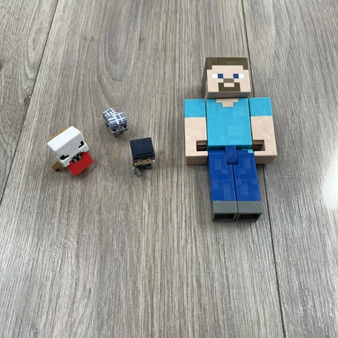 Minecraft Alex with Hoodie, Mummified Sheep & The Sham Mini Figure 3-Pack Cover