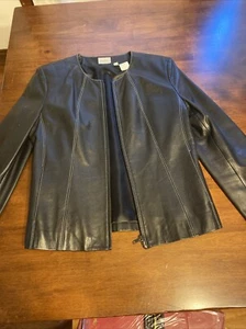 Damen Lederjacke Neiman Marcus Größe 10 - Bild 1 von 7