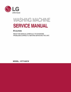 LG WT7100CW Service Manual/Repair Manual PAPER AND PDF - Washer - Picture 1 of 1