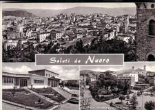 CARTOLINA NUORO CITTA'  B/N  VIAGGIATA 1959 SALUTI    REGALO