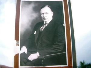 Vintage Glass Photograph Negative Portrait of JOHN BURNHAM 4 x 6 - Picture 1 of 3