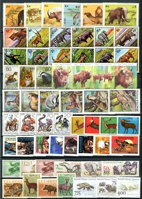 WILDLIFE collection of 55 diferrent complete sets MNH (193) CV (+) $400,00 - Image 1 of 4