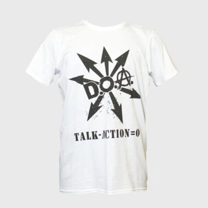 D.O.A. Anarcho Hardcore Punk Rock Short Sleeve White Unisex T-shirt S-3XL - Picture 1 of 1