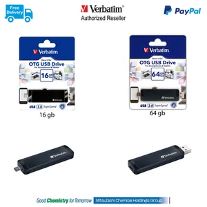 Verbatim StorenGo OTG USB 3.0 Flash Drive for Android Phone 16gb 64gb free ship - Picture 1 of 6
