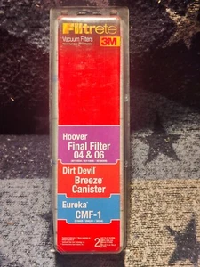 Filtrete 64810, 3M Hoover Dirt Devil Breeze Canister Allergen Vacuum Filter - Picture 1 of 2