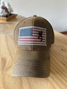 browning brown wax hat (See Pics For Details) - Picture 1 of 5