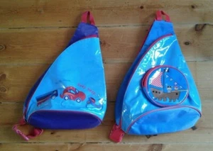 Kids Boys Junior Cars / Vehicles & Pirate Backpack School Lunch Bag Rucksack x2 - Picture 1 of 6