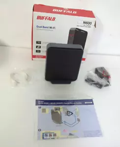 BUFFALO DUAL BAND WI-FI N600, 300+300 Mbps, SIMULTANEOUS DUAL BAND - Picture 1 of 10