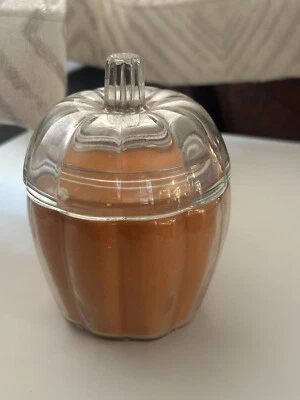 VELA DE SOJA BEANPOD “Pumpkin Pie” NUEVA Rara Difícil de Encontrar Tarro en Forma de Calabaza 9.5 OZ Foto 1 de 4