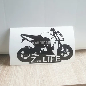 Z125 Life Decal - Sticker For Kawasaki Kit graphics carbon fiber Pro - Foto 1 di 3