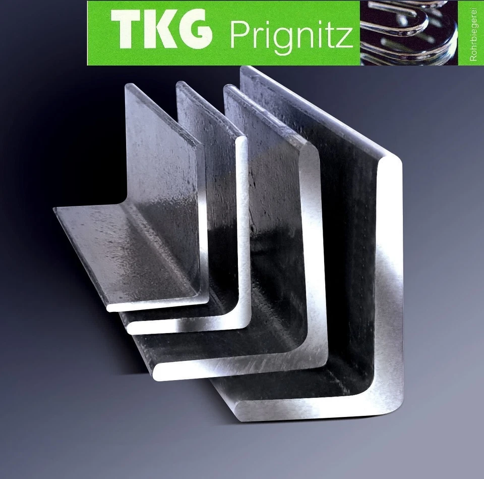 Winkelstahl Edelstahl Profil WinkelV2A roh ungeschliffen - 100 mm bis 500 mm - Bild 1 von 1