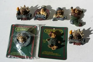 Boyds Bearwear Folkwear FOB Juego de 7 Broches 2 en Tarjeta 6 Diferentes LINDOS -- - Imagen 1 de 1