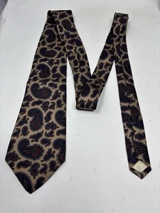 Corbata de hombre Neil Martin seda italiana 56" x 3 1/2" cachemira hecha en EE. UU. - Imagen 1 de 7