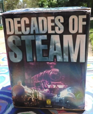 Decades of Steam "1920s, 30s, 40s, 50s, 60s" Ian Allan, ABC Videos VHS Tapes Set - Image 1 of 4