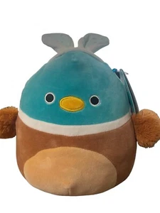 Peluche Squishmallows 2022 Pasqua Daksa The Duck Bunny Ears 8 pollici Kellytoy - Foto 1 di 1