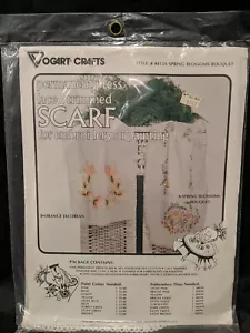 Vogart Crafts Encaje Recortado Bufanda Resorte Flores Ramo Bordado Pintura 8413A - Imagen 1 de 2