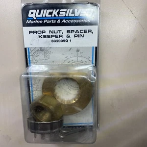 Quicksilver Prop Nut, Spacer, Keeper & Pin 802009Q 1 Replaces OMC 175266 - Picture 1 of 3