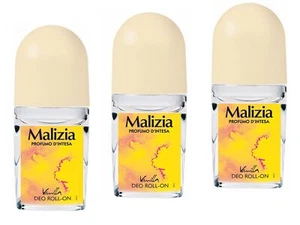 MALIZIA DONNA VANILLE / Vanilla DEO Roll-On 3x 50 ml glas - Bild 1 von 2