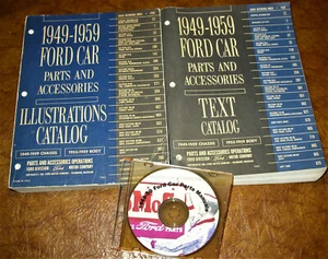 Ford 1949 50 51 52 53 54 55 56 57 58 1959 catálogos de piezas Sunliner Skyliner y CD - Imagen 1 de 5