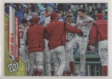 2020 Topps Update Veteran Combos Gold Foil Trea Turner Wilmer Difo #U-3