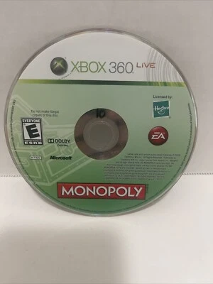 Monopoly Microsoft Xbox 360. Disc Only. Tested - Image 1 of 2