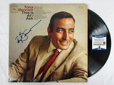 Tony Bennett Signed Autographed This is All I Ask Vinyl Album PROOF Beckett BAS