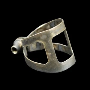 Ligadura de saxo alto vintage de un solo tornillo, níquel - Imagen 1 de 7