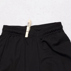 Puma Athletic Pull On Running Shorts Youth Boys Size Medium M Black White - Picture 1 of 8