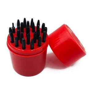 Assorted 25 Sizes Tips Set Punches Staking Watch Repair Punching Tool Set A - Picture 1 of 5