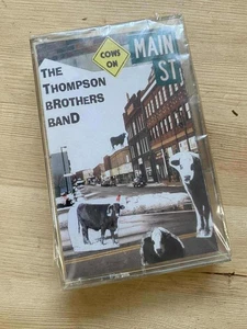 The Thompson Brothers Band - Cows on Main Street Cassette Tape VG+ C30 - Picture 1 of 3