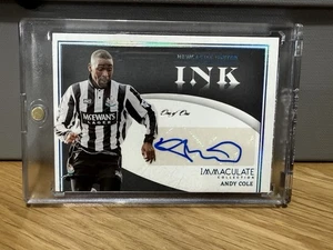 Panini Impeccable Illustrious Ink ANDY COLE 1/1 Auto Newcastle United 2022 23 - Bild 1 von 3